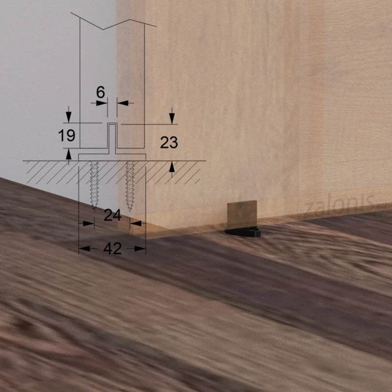 ΜΗΧΑΝΙΣΜΟΣ ΠΟΡΤΑΣ ΑΧΥΡΩΝΑ 200cm/300cm ΜΑΥΡΟ Φ.70 ΔΙΑΚΟΣΜΗΤΙΚΟΙ ΜΗΧΑΝΙΣΜΟΙ ΠΟΡΤΑΣ